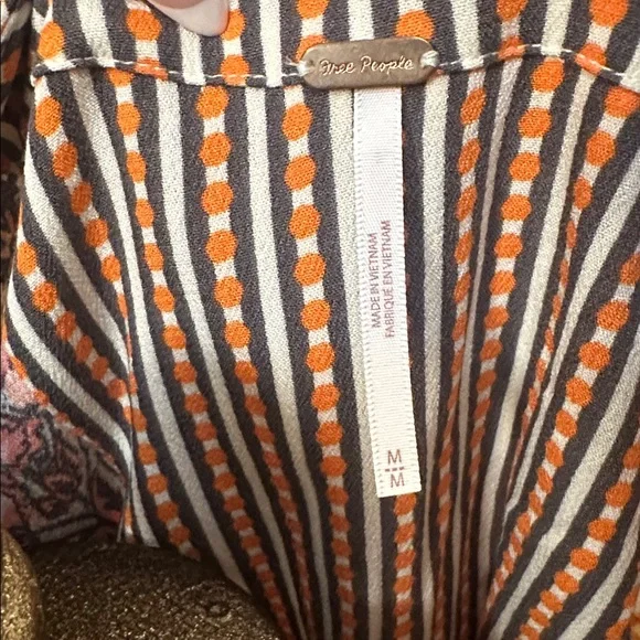 Free People Mix and Match Blouse Tea Combo Crop Boho Festival Top Long Sleeve - Picture 10 of 10